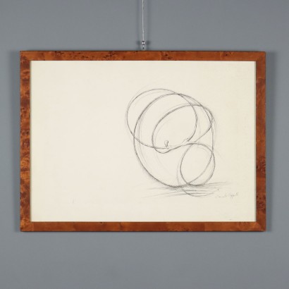 Contemporary Drawing Carmelo Cappello Untitled Italy XX Century