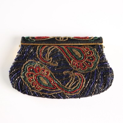 La Nuit Fennec Vintage Handbag Satin Paillettes Lacks