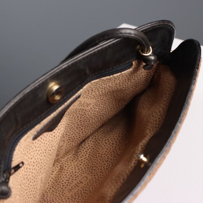 Sac à main vintage en cuir noir Chloé
