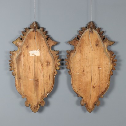 Pair of Mirrors, Pair of Small Mirrors in Style