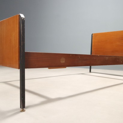 Letto Anni 60 con Comodino Pensile