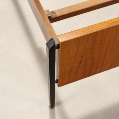 Letto Anni 60 con Comodino Pensile
