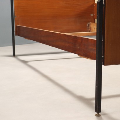 Letto Anni 60 con Comodino Pensile