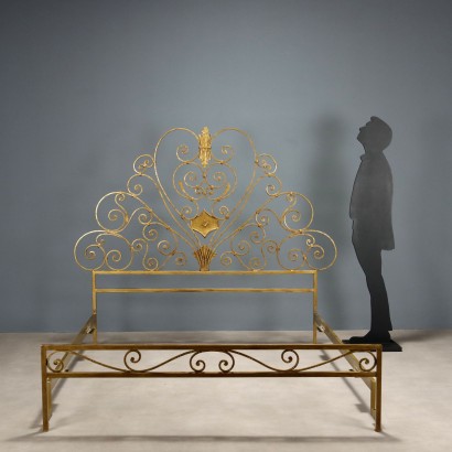 Letto in Ottone ,Letto in Ottone Metà XX Secolo