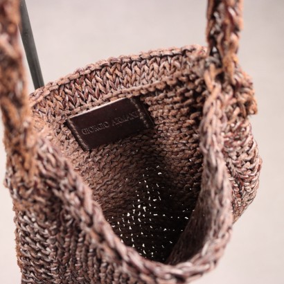 Giorgio Armani Genuine Leather Woven Bag Second Hand_1319639 Clothing - Accessories - Summer, Giorgio Armani Woven Bag