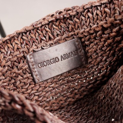 Giorgio Armani Genuine Leather Woven Bag Second Hand_1319640 Clothing - Accessories - Summer, Giorgio Armani Woven Bag