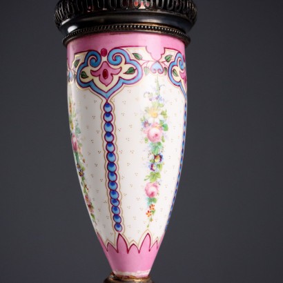 Pair of Silver and Porcelain Perfume Diffusers