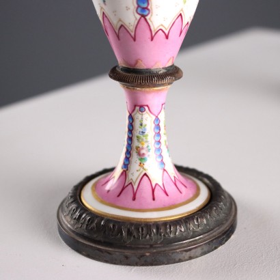 Pair of Silver and Porcelain Perfume Diffusers