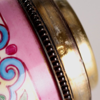 Pair of Silver and Porcelain Perfume Diffusers