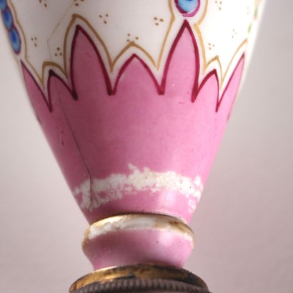 Pair of Silver and Porcelain Perfume Diffusers