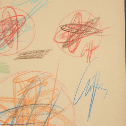 Dibujo de Roberto Crippa, Espirales, Roberto Crippa, Roberto Crippa, Roberto Crippa