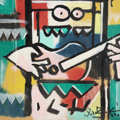 Pintura de Ibrahim Kodra,Ibrahim Kodra,guitarrista,Ibrahim Kodra,Ibrahim Kodra,Ibrahim Kodra,Ibrahim Kodra