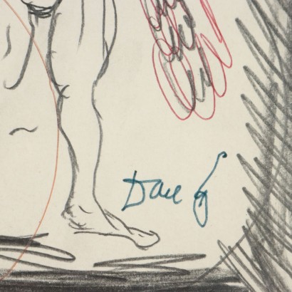 Dessin de Dario Fo, Étude d'un bouffon, Dario Fo, Dario Fo, Dario Fo