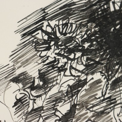 Peinture d'Ennio Morlotti, Fleurs de souci, Ennio Morlotti, Ennio Morlotti, Ennio Morlotti, Ennio Morlotti