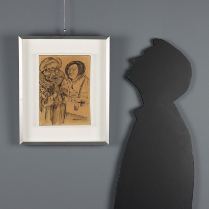 Peinture de Giuseppe Migneco, Personnages, Giuseppe Migneco, Giuseppe Migneco, Giuseppe Migneco