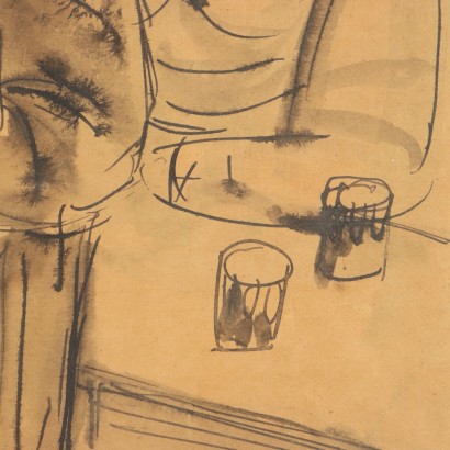 Peinture de Giuseppe Migneco, Personnages, Giuseppe Migneco, Giuseppe Migneco, Giuseppe Migneco