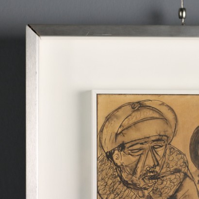 Peinture de Giuseppe Migneco, Personnages, Giuseppe Migneco, Giuseppe Migneco, Giuseppe Migneco