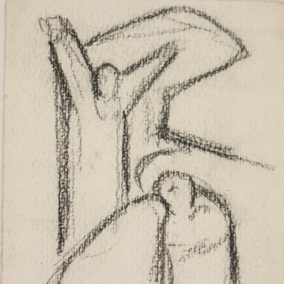 Drawing by Emilio Scanavino, Alleluia, Emilio Scanavino, Emilio Scanavino, Emilio Scanavino