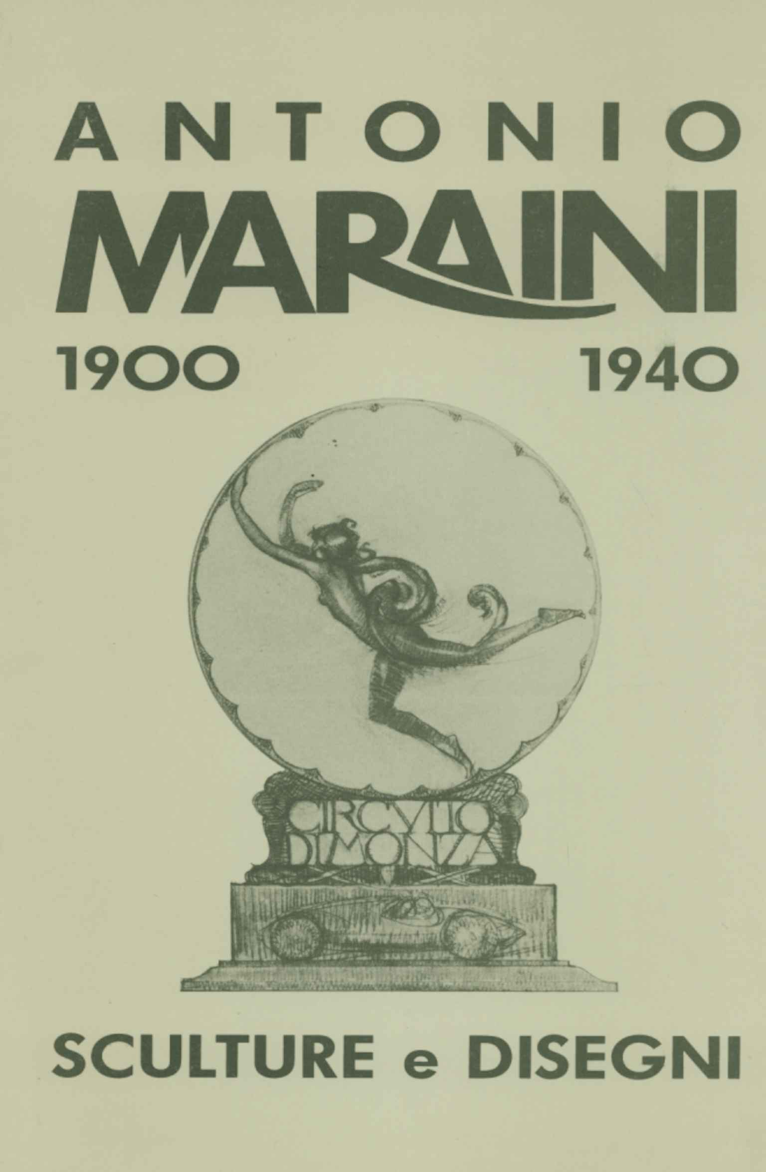 Antonio Maraini 1900 - 1940