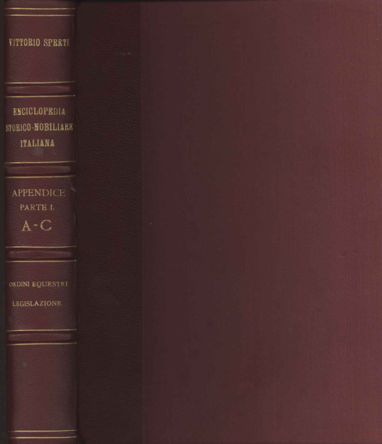 Enciclopedia storico-nobiliare italiana. App
