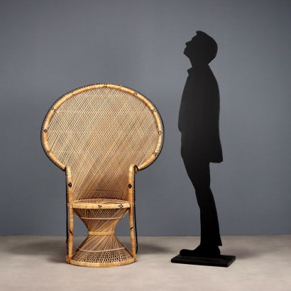 poltrona in rattan