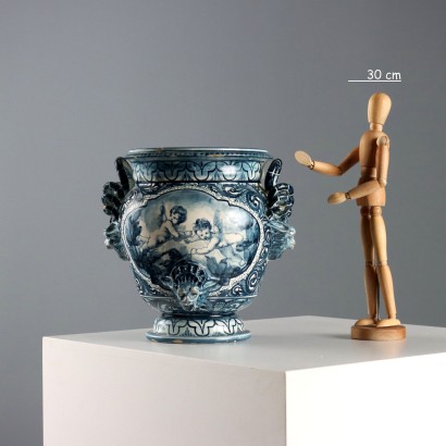 Orciolo in Maiolica Manifattura Spica Al
