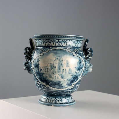 Orciolo in Maiolica Manifattura Spica Al