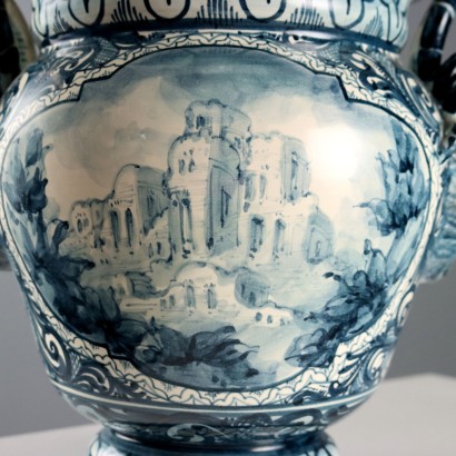 Orciolo in Maiolica Manifattura Spica Al