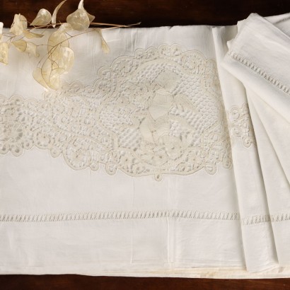 Lenzuolo Matrimoniale Pizzo Cantù