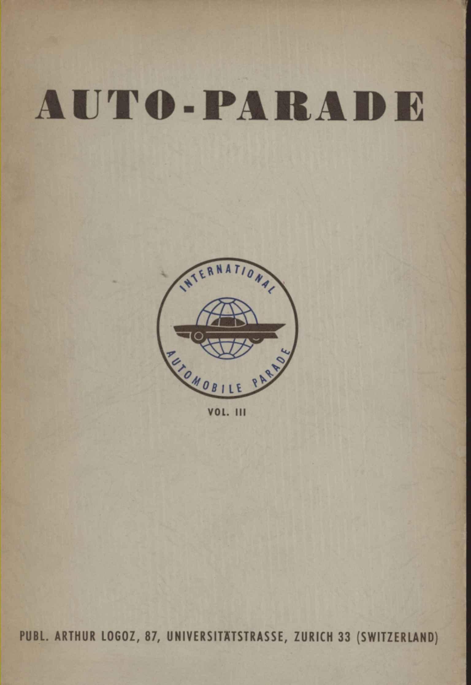 International automobile parade / Internat