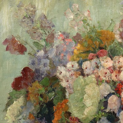 Painting Anna Gumlich-Kempf,Vase of flowers.,Anna Gumlich - Kempf,Anna Gumlich - Kempf,Anna Gumlich - Kempf