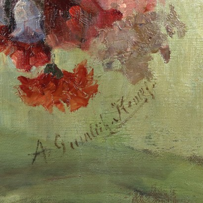 Painting Anna Gumlich-Kempf,Vase of flowers.,Anna Gumlich - Kempf,Anna Gumlich - Kempf,Anna Gumlich - Kempf