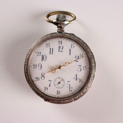 Wilhelm Ancre Remontoir Silver Onion Clock with Snake-Shaped Stand - Switzerland, First Quarter of the 20th Century | Antiques and Objects_1322523 Silver Onion Clock with Stand,Ancre Re Silver Onion Clock,Wilhelm Silver Onion Clock