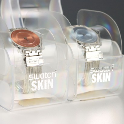 Coppia di Orologi Swatch Skin Silver M
