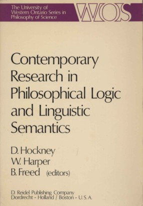 Contemporary research in philosophical logic and linguistic semantics