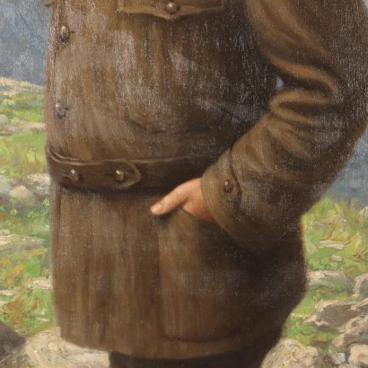 Dipinto di Giovanni Caldana,Figura nel paesaggio,Giovanni Caldana,Giovanni Caldana,Giovanni Caldana,Giovanni Caldana,Giovanni Caldana