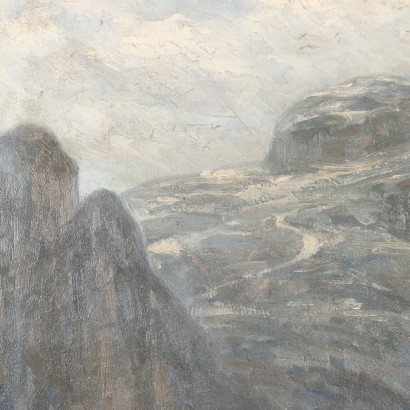 Dipinto di Giovanni Caldana,Figura nel paesaggio,Giovanni Caldana,Giovanni Caldana,Giovanni Caldana,Giovanni Caldana,Giovanni Caldana