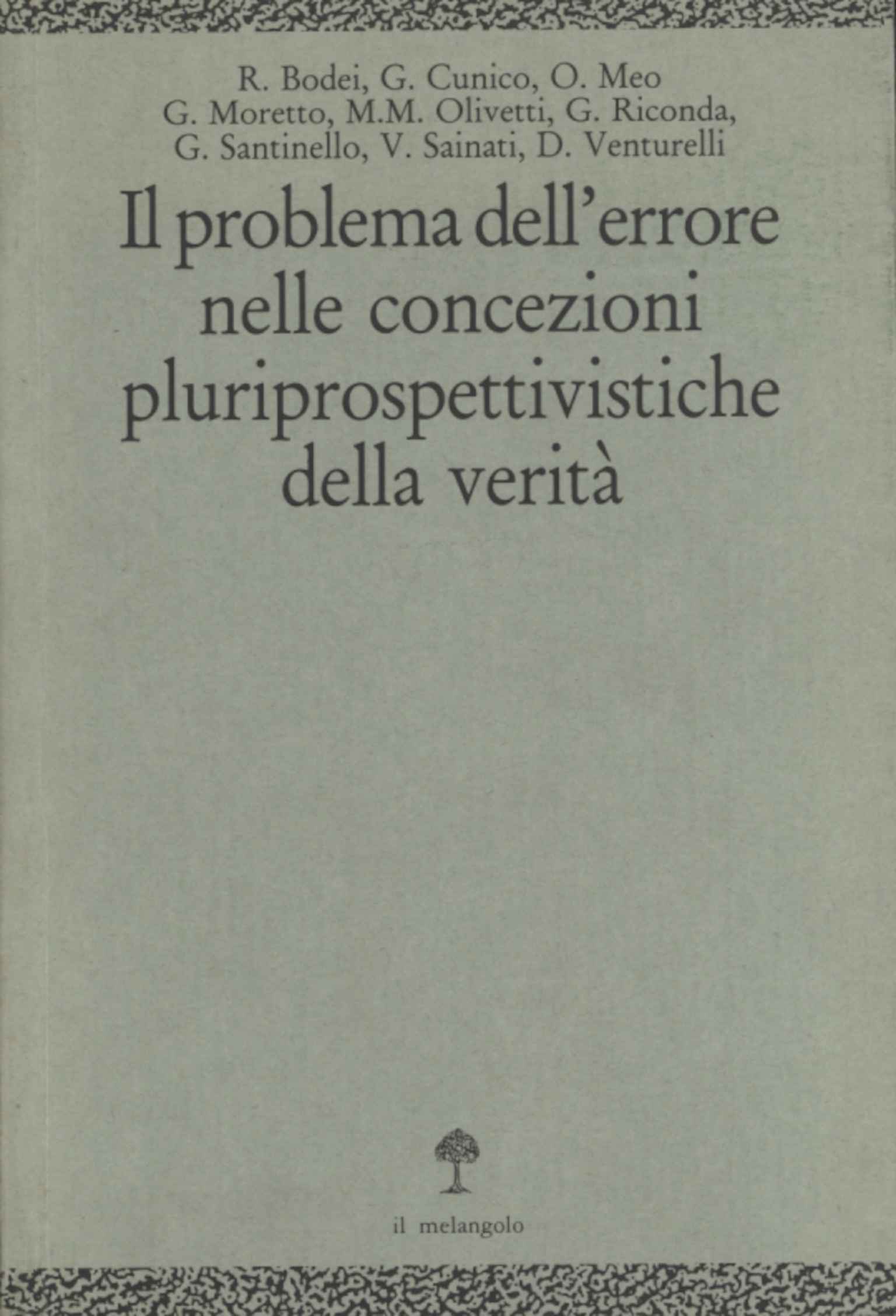 Il problema dell'errore nelle c