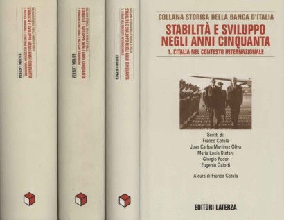 Stabilità e sviluppo negli anni Cinquanta (3 Volumi)