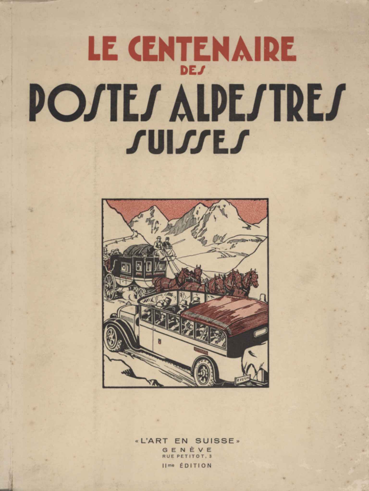 Le centenaire des postes alpestres suiss