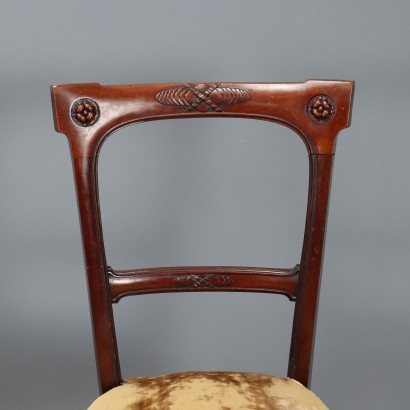 Chairs 4, Group of four Mahogany Chairs