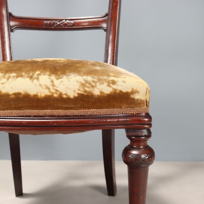 Chairs 4, Group of four Mahogany Chairs