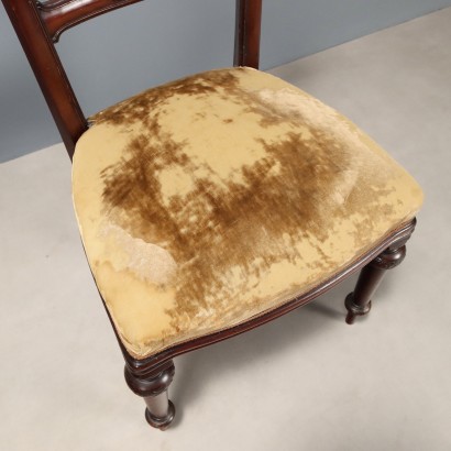 Chairs 4, Group of four Mahogany Chairs