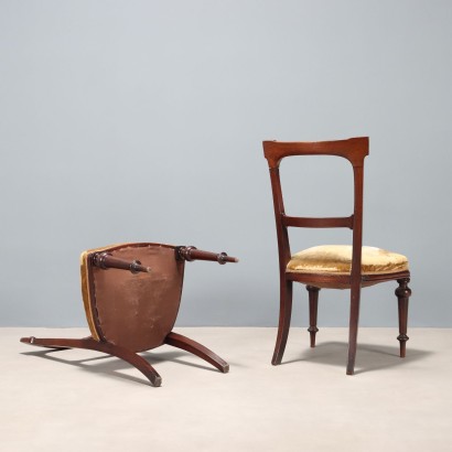 Chairs 4, Group of four Mahogany Chairs