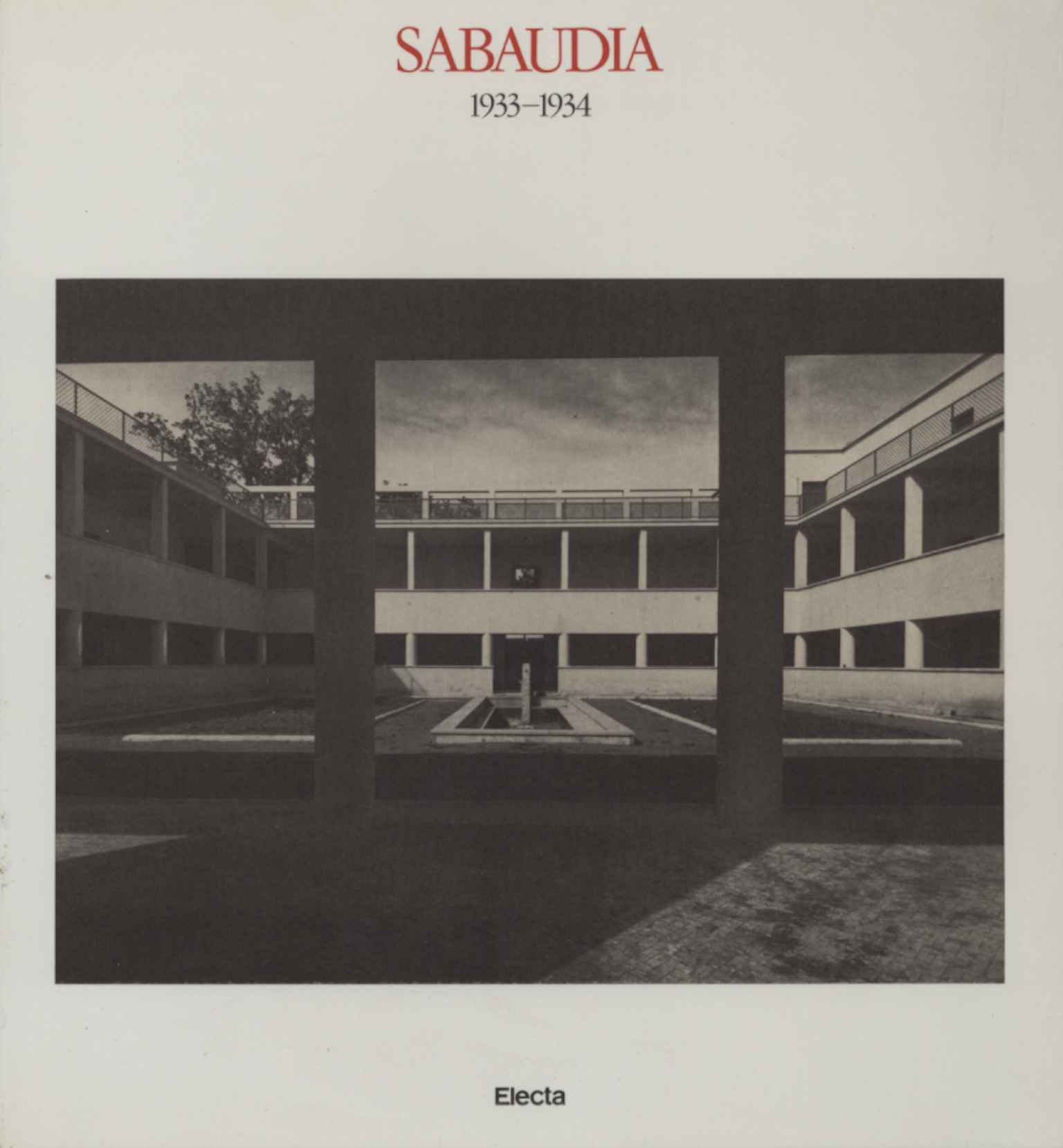 Sabaudia 1933-1934