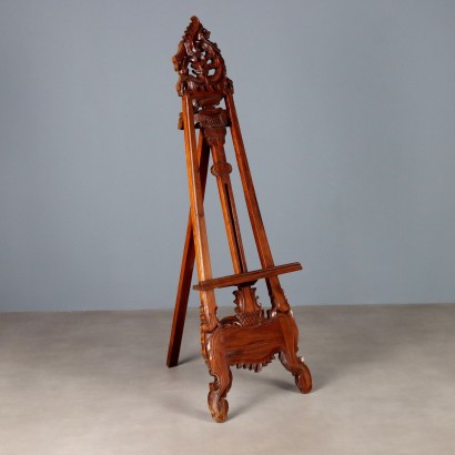 Antique Trestle Louis Philippe Carved Mahogany XIX Century