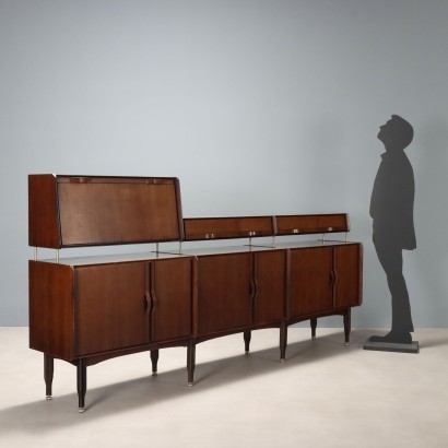 Credenza con Alzata Anni '60