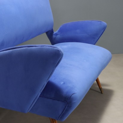 Sofa, Blue Sofa from the 1960s