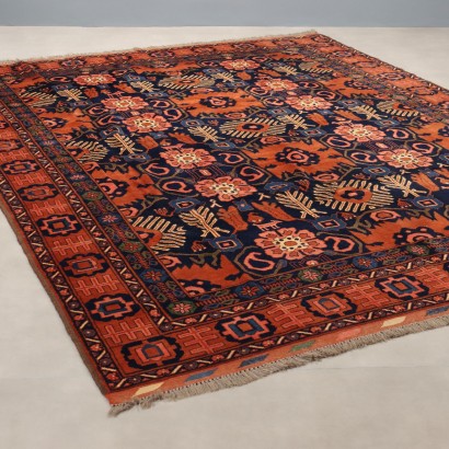 Antiker Peshawar Wolle Großer Knoten Handgefertigt 320 x 250 cm