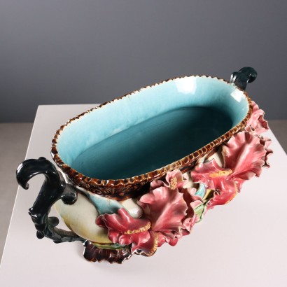 Fioriera in Ceramica Barbotine